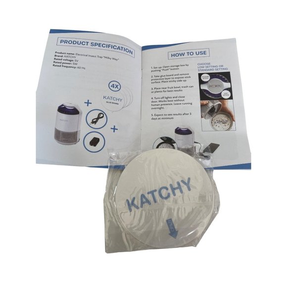 Katchy Milky Way Insect Trap Bug Attraction Mosquitos Fruit Flies Gnats Un-Used - Picture 8 of 8